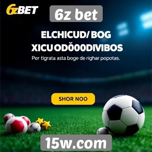 Promoções disponíveis na plataforma de apostas 6z bet
